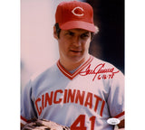 Tom Seaver Signed Cincinnati Red Unframed 8x10 Close Up MLB Photo with "6-16-78"