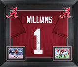 Alabama Ryan Coleman-Williams Signed Maroon Pro Style Framed Jersey JSA