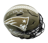 Brady & Gronkowski Signed New England Patriots Speed Flex STS NFL Helmet