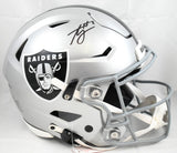 Ashton Jeanty Autographed Las Vegas Raiders F/S SpeedFlex Helmet Beckett W Holo
