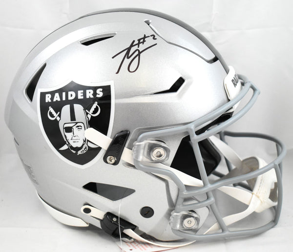 Ashton Jeanty Autographed Las Vegas Raiders F/S SpeedFlex Helmet Beckett W Holo