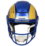 Puka Nacua Autographed / Inscribed Rams Authentic Speedflex Helmet Fanatics LE