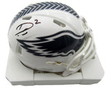 Darius Slay Signed/Auto Salute to Service Mini Helmet Eagles PSA/DNA 193657