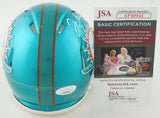Jaylen Waddle Signed Miami Dolphins Mini Helmet (JSA COA) Alabama Wide Receiver