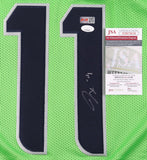 Jaxon Smith-Njigba Signed Seahawks Jersey (JSA COA) Seattle 2023 1st Rnd Pk /OSU