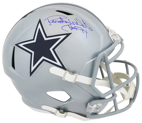 Randy White Signed Cowboys Riddell Full Size Speed Replica Helmet - (SS COA)