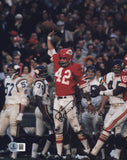 Johnny Robinson Autographed 8x10 Photo Kansas City Chiefs Beckett QR #BS31992