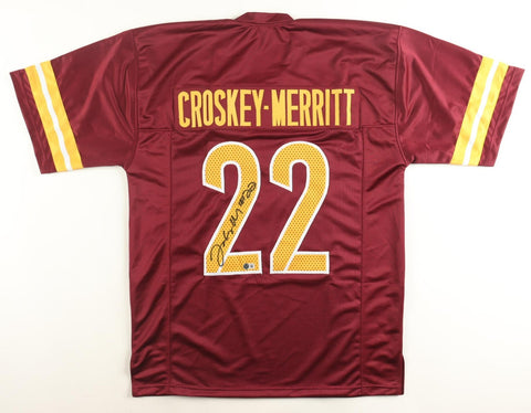 Jacory Croskey Merritt Signed Washington Commanders Jersey (Beckett) Redskins RB