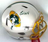 Packers CHRISTIAN WATSON Signed Full Size RETRO Authentic Speed Helmet AUTO BAS