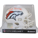 Patrick Surtain Autographed Denver Broncos 24 Alt Mini Helmet Beckett 50784