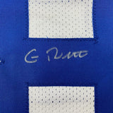 Framed Autographed/Signed Gary Brackett 33x42 Indianapolis White Jersey JSA COA