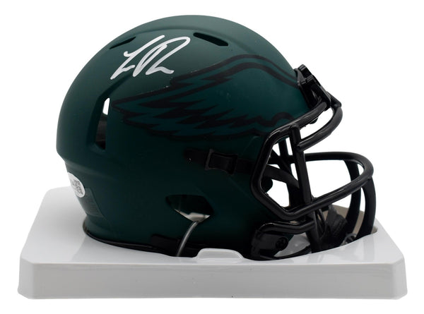 Landon Dickerson Signed Rave Mini Football Helmet Philadelphia Eagles JSA 209881