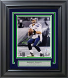 Russell Wilson Autographed Framed 8x10 Photo Seattle Seahawks Beckett #Y92350