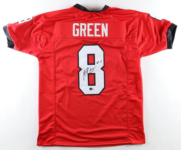 A.J. Green Signed Georgia Bulldog Jersey (Beckett) Bengals 7xPro Bowl Receiver