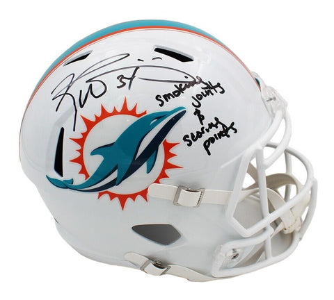 Ricky Williams Signed Miami Dolphins Speed Full Size NFL Helmet w/ Joints/Points