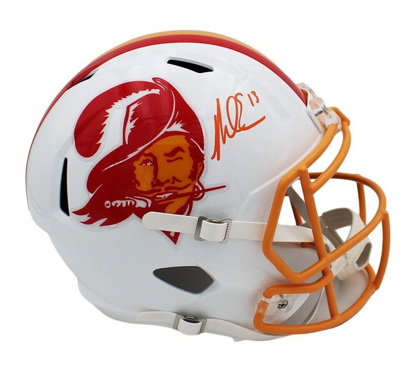 Mike Evans Signed Tampa Bay Buccaneers Speed Full Size Creamsicle NFL Helmet