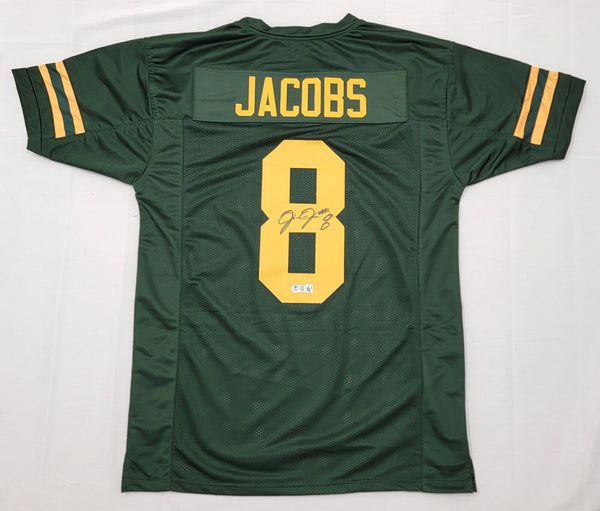 Josh Jacobs Autographed Green Bay Packers Color Rush Pro Style Jersey Beckett