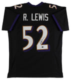 Ray Lewis Authentic Signed Black Pro Style Jersey Autographed BAS Witnessed