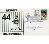 Reggie Jackson Signed New York Yankees Mr. October Baseball HOF Cachet Envelope