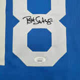 Autographed/Signed Bret Saberhagen Kansas City Light Blue Jersey JSA COA