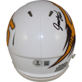 Jordyn Tyson Autographed Arizona State Sun Devils Wht Mini Helmet Beckett 50098