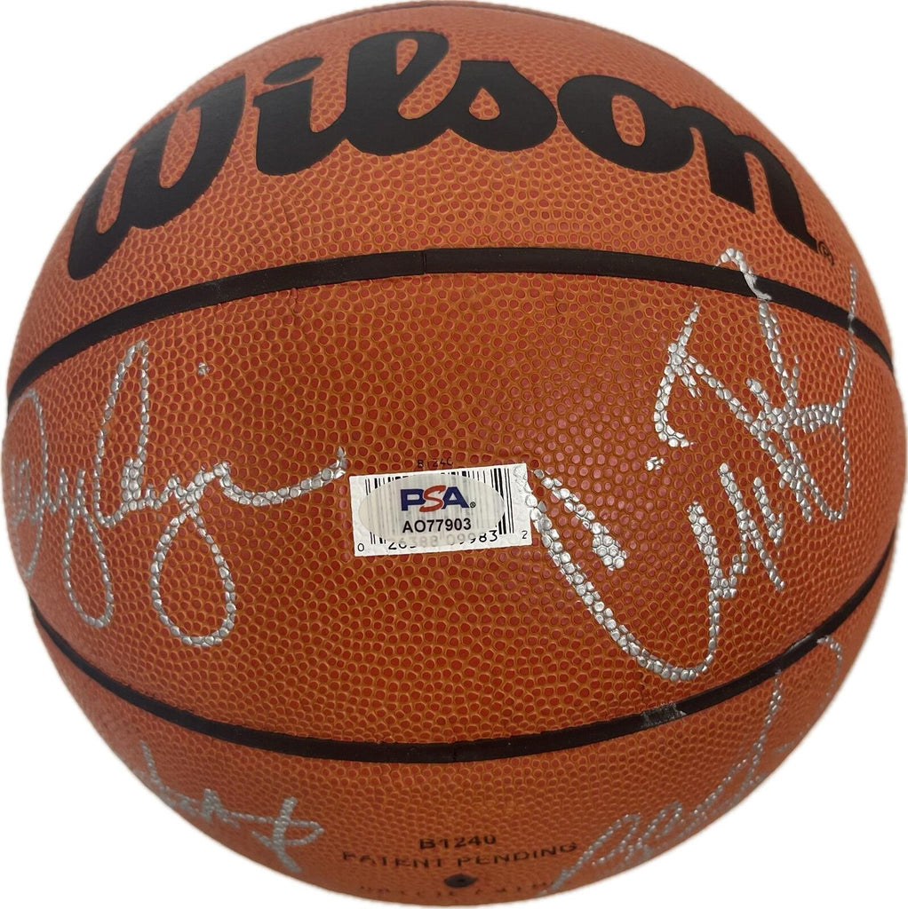 1997-98 Phoenix Suns Team Signed Basketball PSA/DNA Autographed – Super ...