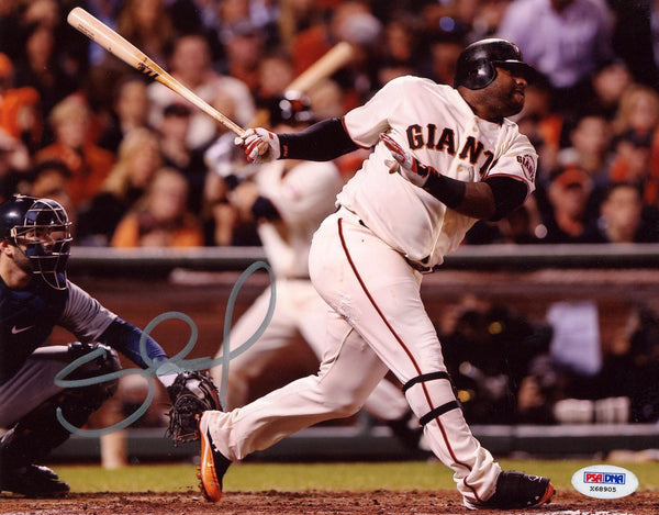 PABLO SANDOVAL AUTOGRAPHED SAN FRANCISCO GIANTS 8x10 PHOTO PSA/DNA