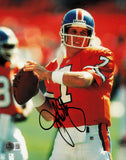 John Elway Autographed Signed 8x10 Photo Denver Broncos Beckett BAS QR #AE31656