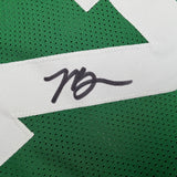 Autographed/Signed Jaylen Brown Boston Green Basketball Jersey Beckett COA