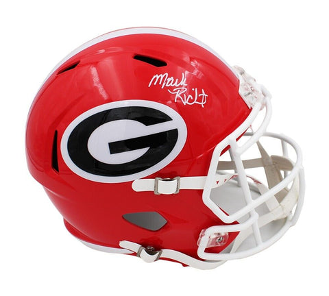 Mark Richt Signed Georgia Bulldogs Speed Full Size NCAA Helmet