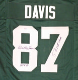 Green Bay Packers Willie Davis Auto Green Jersey HOF 81 & SB I II Champs PSA/DNA