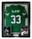 Cooper DeJean Philadelphia Eagles Autographed Jersey Framed Fanatics 199977