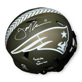 Julian Edelman Signed Autographed Authentic STS Helmet w/ Inscription JSA