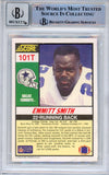 Emmitt Smith Signed 1990 Score Supplemental #101 (Grade 10) Slabbed BAS 39896