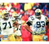 Gilbert Brown Signed Green Bay Packers Unframed 8x10 Photo w/ "The Gravedigger"