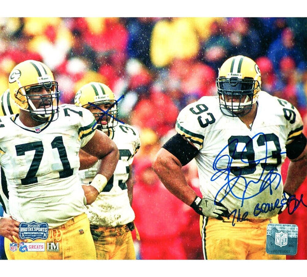 Gilbert Brown Signed Green Bay Packers Unframed 8x10 Photo w/ "The Gravedigger"