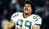 Gastineau, Klecko, Lyons & Salaam Signed New York Jets "Sack Exchange" (JSA COA)