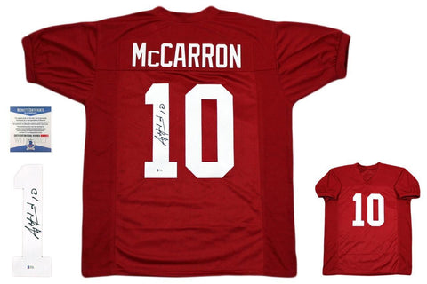 Aj McCarron Autographed SIGNED Jersey - Beckett Authentic