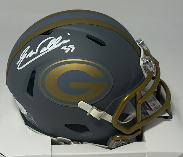Packers Safety EVAN WILLIAMS Signed Riddell SLATE Speed Mini Helmet AUTO - JSA