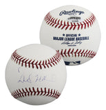 Rangers Derek Holland Authentic Signed Allen Selig OML Baseball BAS #BY031106