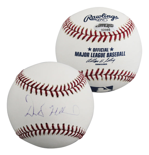 Rangers Derek Holland Authentic Signed Allen Selig OML Baseball BAS #BY031106