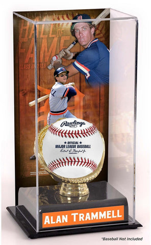 Alan Trammell Detroit Tigers Hall of Fame Sublimated Display Case with Image