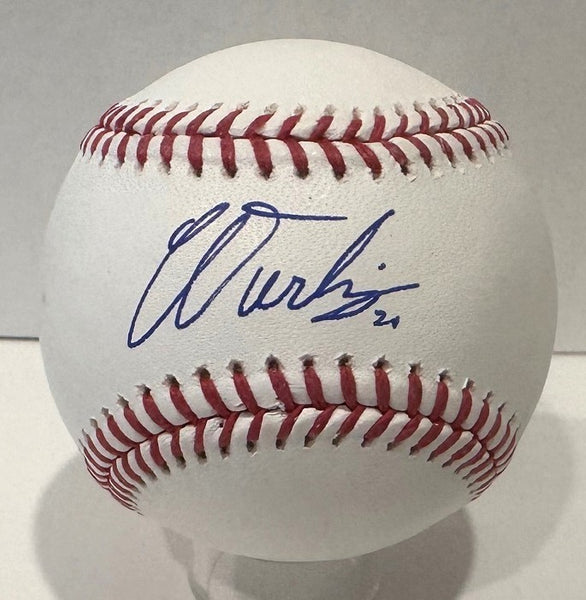 Brewers Infielder CALEB DURBIN Signed Official MLB Baseball AUTO - JSA