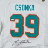 Larry Csonka Signed Miami Dolphins Nike Authentic Jersey (JSA COA)Super Bowl MVP