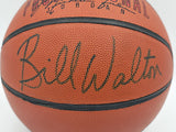 Bill Walton Autographed Michael Jordan Logo Basketball UCLA Beckett BS30095