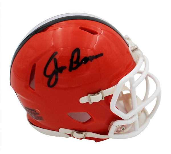Jim Brown Signed Cleveland Browns Speed Throwback NFL Mini Helmet