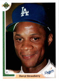Darryl Strawberry Signed Los Angeles Dodgers Gray Road Jersey (JSA COA)