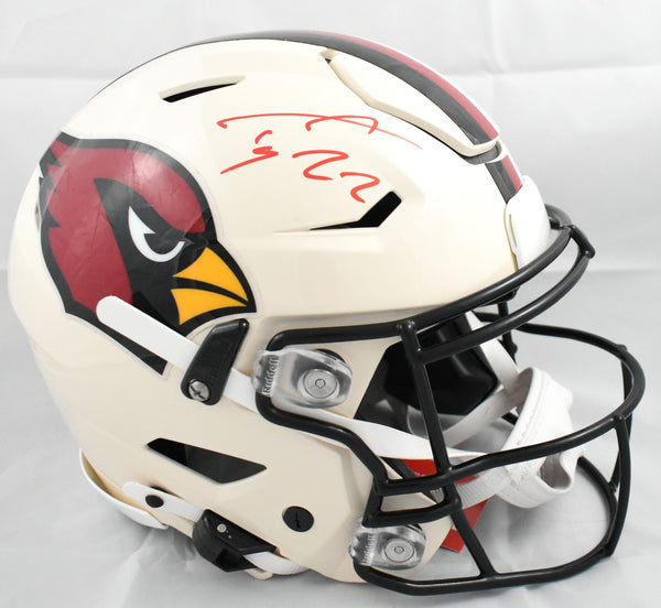 Tyler Allgeier Signed Arizona Cardinals F/S Retro Speedflex Helmet - Beckett W