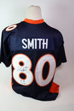Rod Smith Autographed Navy Blue Denver Broncos Jersey w/ Inscription JSA COA