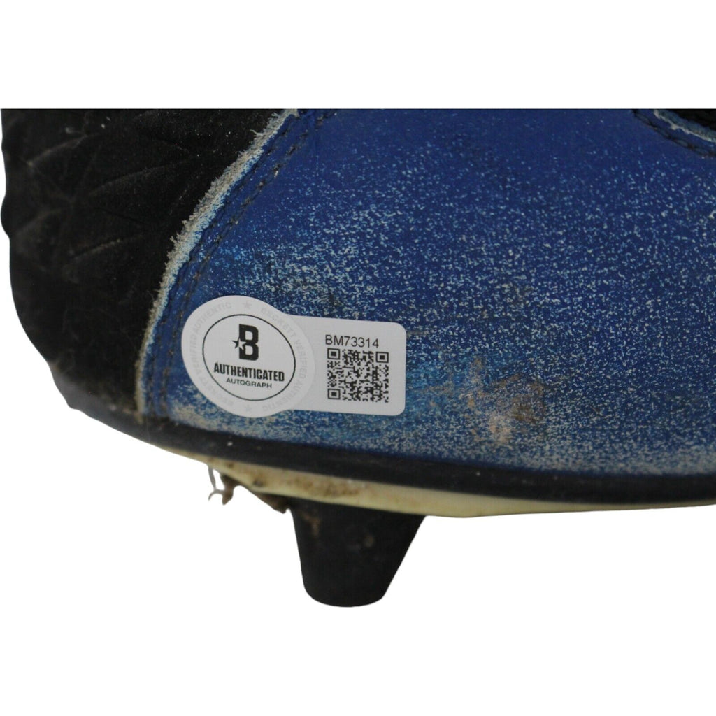 Reggie Rivers Signed Game Used Reebok Sz 13 Cleat Left Foot Beckett 44 ...